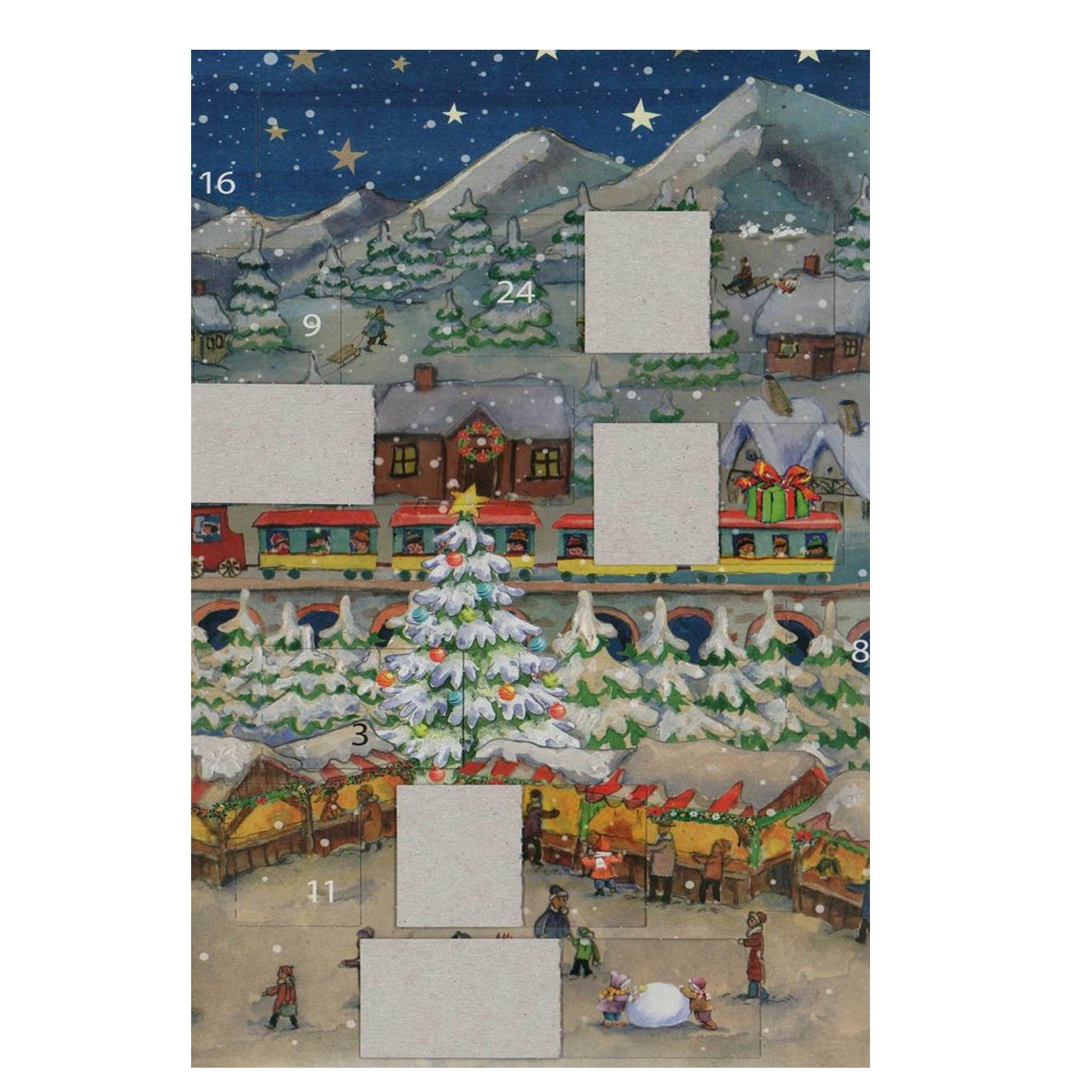 Adventskalender "Weihnachtsmarkt an der Burg" - Sellmer Adventskalender