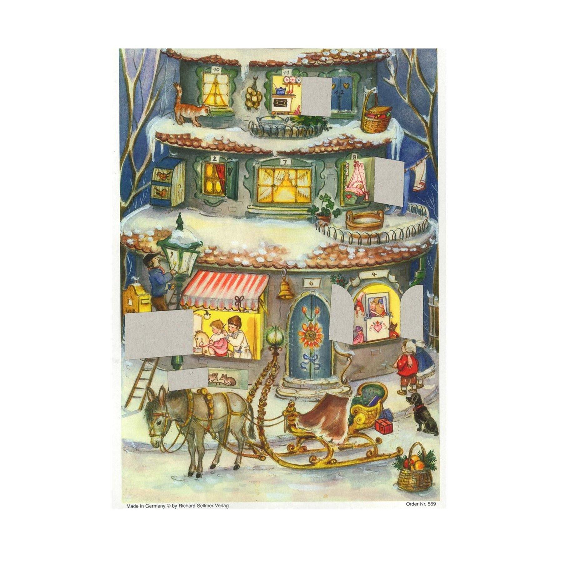 Adventskalender "Weihnachtspyramide" - Sellmer Adventskalender thumbnail