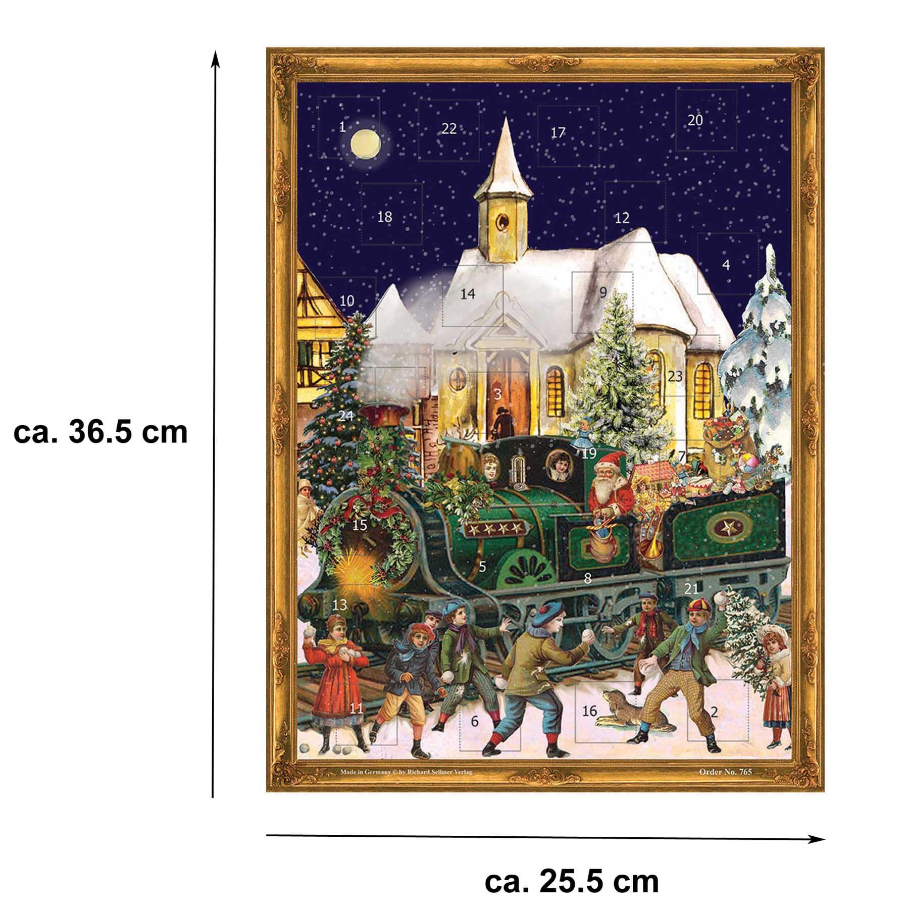 Adventskalender "Weihnachtszug" - Sellmer Adventskalender