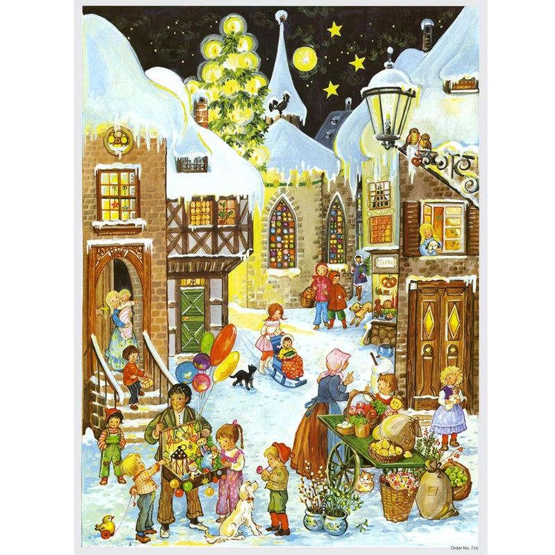 Advent calendar "We're going to the market"